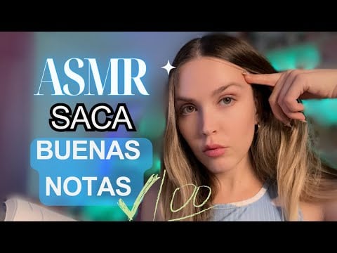 Saca Buenas Notas📖 ASMR Aprende y Aumenta tu Confianza. AFIRMACIONES✨Aprueba con éxito tu exámen