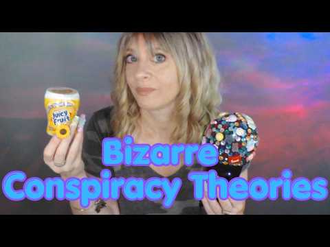 ASMR Gum Chewing Bizarre Conspiracy Theories | Whispered