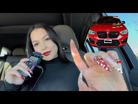 ASMR in my Car 🚘 Whispered car tour ✨BMW X4M