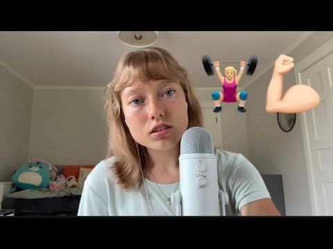 asmr || i started going to the gym !! (whisper ramble) 