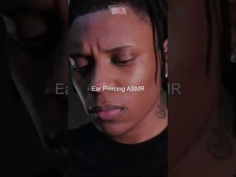 POV: You're Getting Your Ears Pierced! (By a Random Guy🧍‍♂️) #asmr #shorts