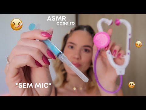 ASMR CASEIRO CUIDANDO DE VOCÊ DOENTE (voz suave, gatilhos visuais e sons caseiros)