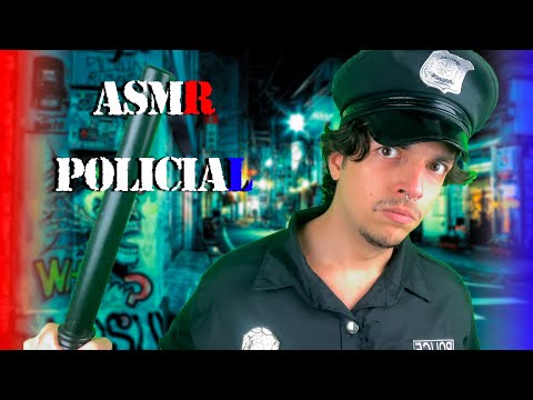 ASMR policial te ABORDANDO *sem PENA*