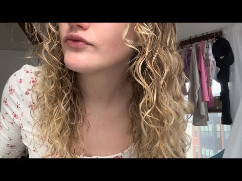 ASMR personal attention + curly hair wash day tutorial (let me pamper you with skincare routine😽)