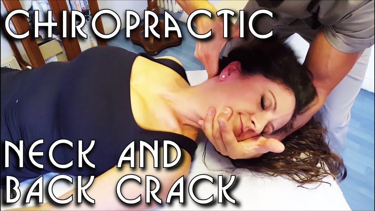 💆 Chiropractic Adjustment: Neck Back Legs Feet and Arms Cracking - ASMR video