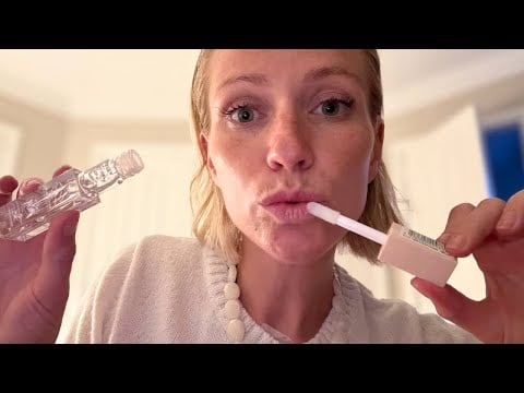ASMR Lipgloss Application 💄 Soft Mouth Sounds & Lipstick/Gloss Haul 👄