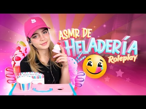 ASMR DE HELADERÍA ROLEPLAY 🍧💤 sonidos dulces y relajantes | Staryuuki