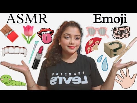 ASMR Emojis Challenge 🤣