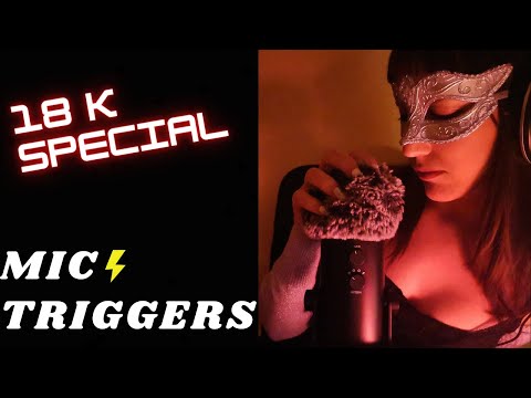 ASMR - FAST & AGGRESSIVE TRIGGER ASSORTMENT | 18k special! *EXTREME TINGLES*