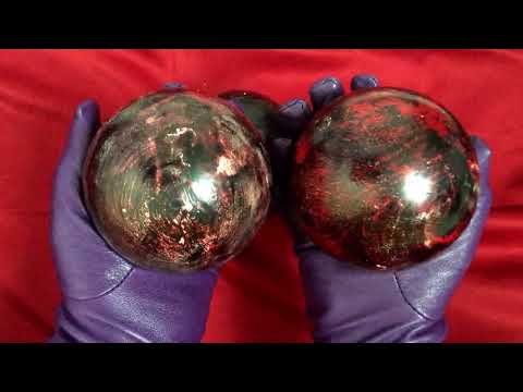LEATHER GLOVES 👉  Playing with Balls  [[ASMR]]