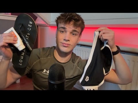 ASMR Summer Themed Triggers🍑 (voice-over, up-close attention, tapping)