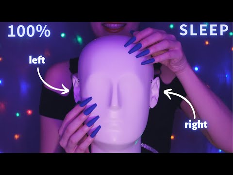 Asmr Binaural Dummy Head Mic Scratching , Massage & Tapping | Hypnotic Asmr No Talking for Sleep 1H