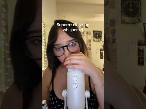 Close Whispers Eat EVERYTIME 🤭 #asmr #tinglyasmr