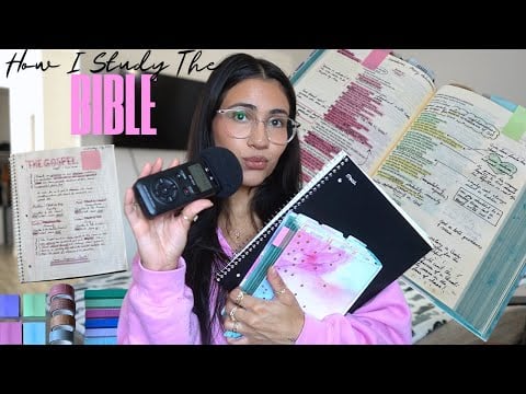 ASMR How I Study The Bible (Beginner Study Tips/Resources)
