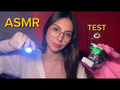 ASMR EXAMEN DE NERVIOS CRANEALES 🧠 ROLEPLAY ESPAÑOL 👁️