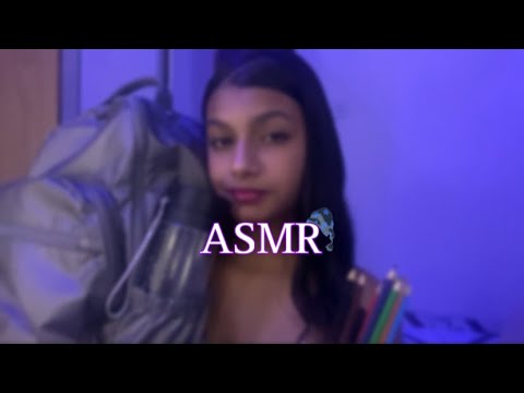 ASMR- meu material escolar|2024