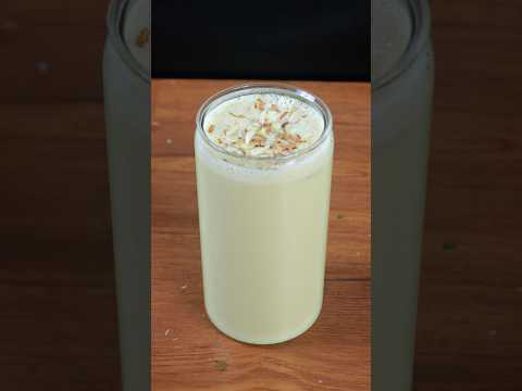 🌸🔥 ASMR Kesar Badam Milk | Rich & Aromatic | Satisfying Pouring Sounds #shorts #asmr