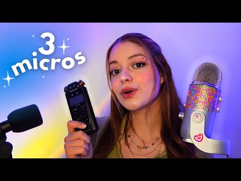 ASMR : tu vas ressentir de nouveaux frissons avec 3 micros !