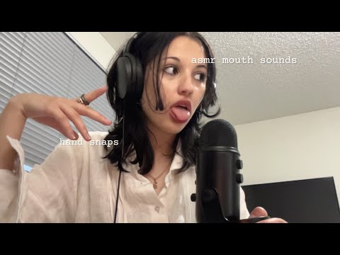 asmr fast hand&mouth sounds | cozy soft spoken rambles 😛