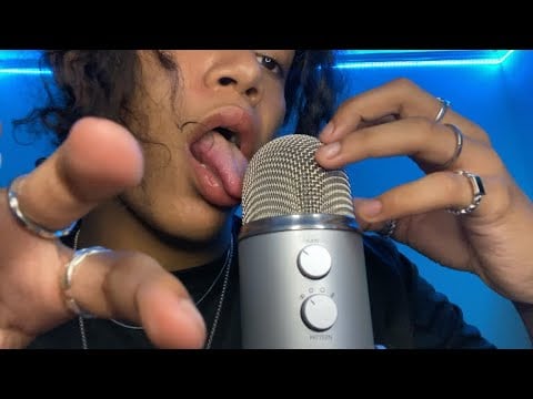 ASMR Mouth Sounds Fast and Aggressive + showing you my rings 💍