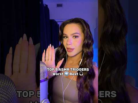 ASMR top 5 triggers from the worst to the best 😛 tbh I like brushing even if it’s boring hehe