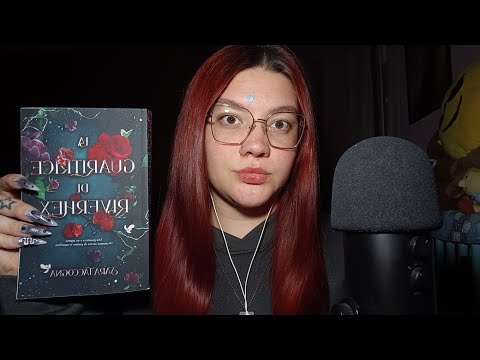 LIBRO LA GUARITRICE DI RIVERHEX (Mouth Sounds, Hand Movements, Hand Sounds) 😴💜 | ASMR ITA