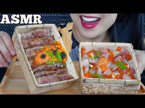 ASMR SUSHI IN A BOX *OMAKASE (EATING SOUNDS) NO TALKING | SAS-ASMR