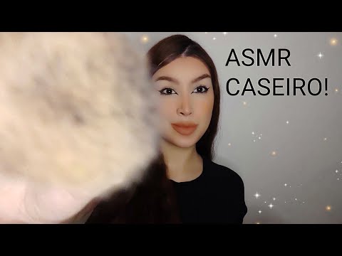 Asmr Caseiro/Sussurros/Hand moviments/Pincel Na Tela