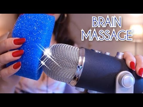 ASMR BRAIN MASSAGE ✨Mic Scratching (Sponge, Silicone & more) Mic Brushing 🌙 Shhh... No Talking ASMR