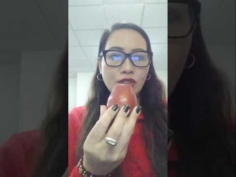 ONE TIME BITE APPLE#everyone #mukbang #shortsfeed #challenge #crazylady #apple