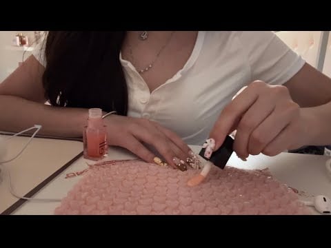 asmr but this trigger had me falling asleep while doing it