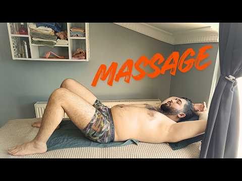 MUSCLE RELAXATION MASSAGE AFTER EXERCISE PERFORMED ON A STRETCHER-CHEST,,LEG,ARM,BACK,ABDOMEN,BELLY