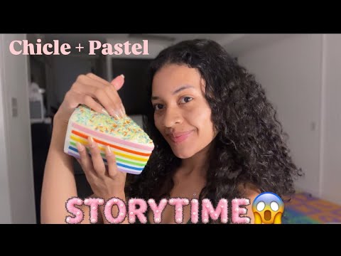 ASMR| Pastel Squishy 🍰 + Chicle 💗 Storytime suave