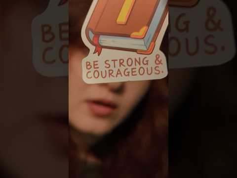 Be strong and courageous ✝️ #asmr