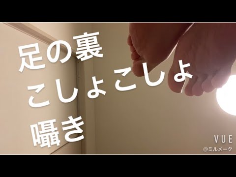 ASMR 足の裏こしょこしょ囁き【リクエスト動画】