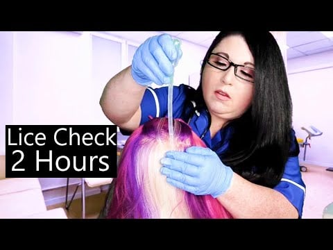 ASMR Lice Check, Treatment and Removal Compilation (Scalp Check, Lice Comb, Whispering) Medical RP