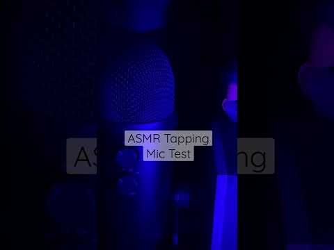 ASMR Tapping Mic Test (3 Mics) #asmr #shorts