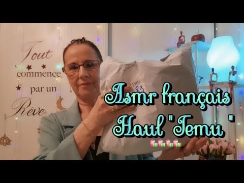 Asmr français: HAUL "TEMU"  🛍🛍🛍🛍🛍