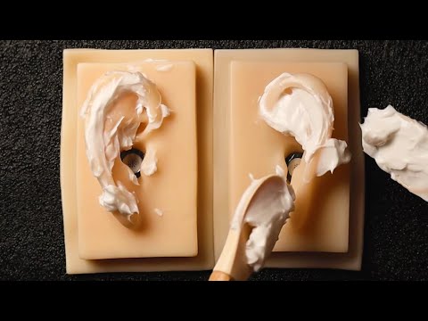 ASMR Lotion Ear Massage + Thermometer = Heaven! 말랑쫀득 로션 귀마사지 + 체온계 소리 = 천국!