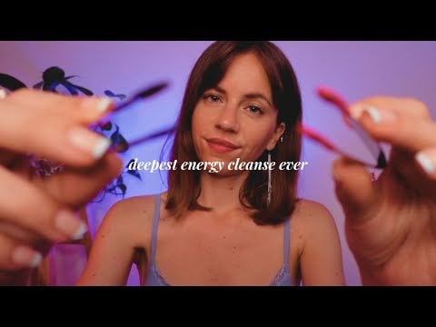 plucking EVERY single NEGATIVE thought from your mind 🤍 ASMR REIKI 🤍 whispered for sleep
