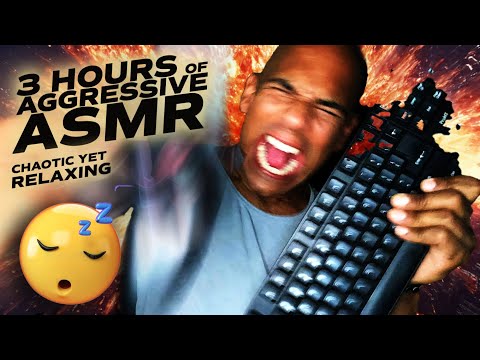 ‼️3 Hour Aggressive ASMR Video Will Put You to Sleep Quickly! 💤🛌 (no mid ads)