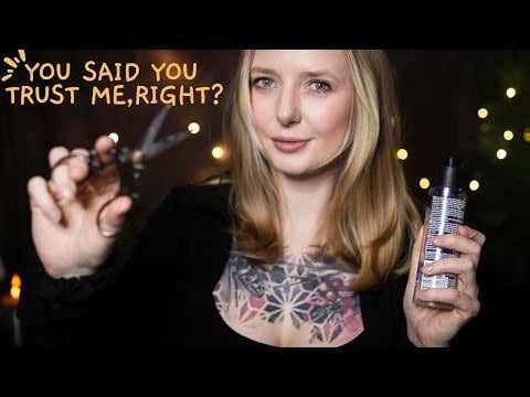 asmr Girlfriend Pretends to Give You a Haircut