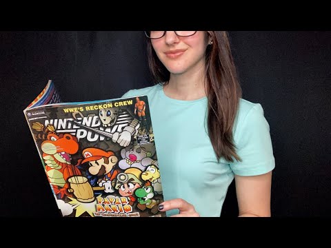 ASMR Nintendo Power Magazine l Soft Spoken, Reading to You