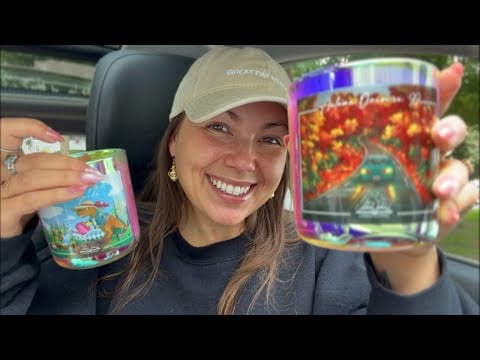 asmr/ my 6 BRAND NEW candles🏴‍☠️🥰🧡 (over explaining show + tell, small business, Fall launch🍁)