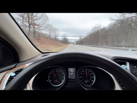 ASMR Drive With Me /revving, Pedal view, and relaxing car sounds