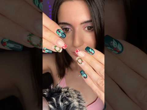 ASMR This is the picture I showed the nail artist! 🎄 #asmr #shorts #shortsvideo