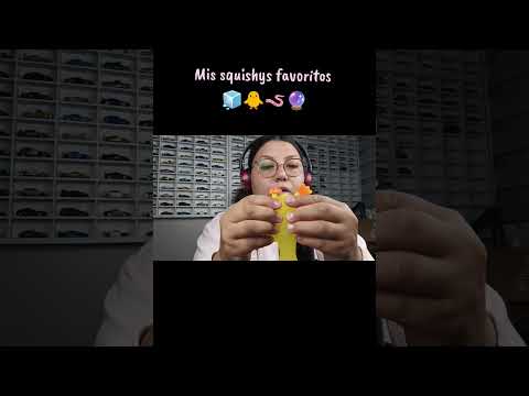 ASMR te enseño mis squishys favoritos 🩷✨ 🦆🧊🐥🔮🪱 #asmr #mouthwhisper #slime #tingles