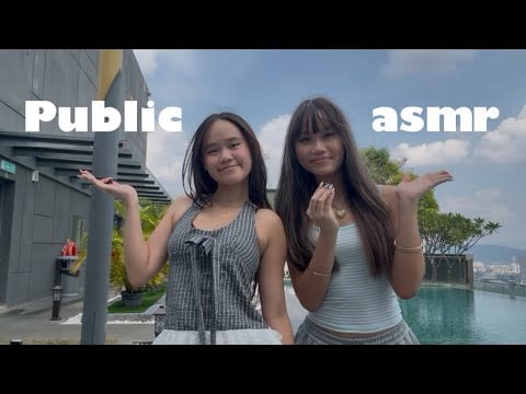 Public ASMR in @asmrcoco ‘s hotel!!!