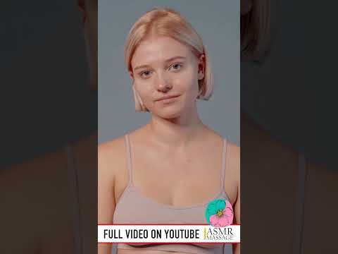 ASMR Back and Front Massage by Olga to Alice shorts