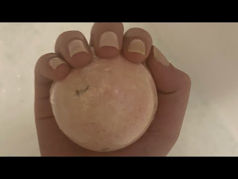 ASMR Short - Destroying a Bath Bomb - Super Satisfying ☺️